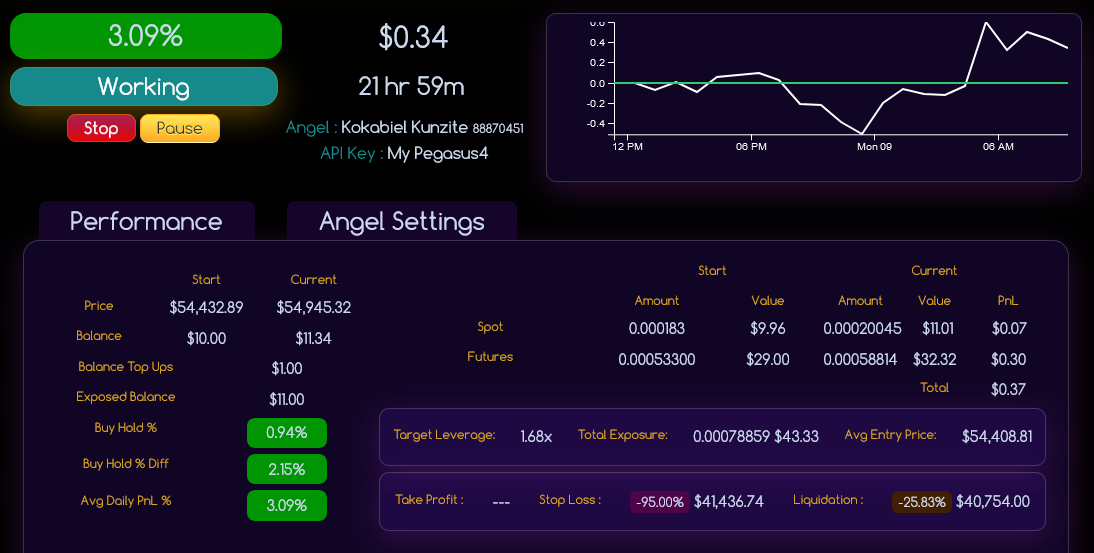 Angel Dashboard Example